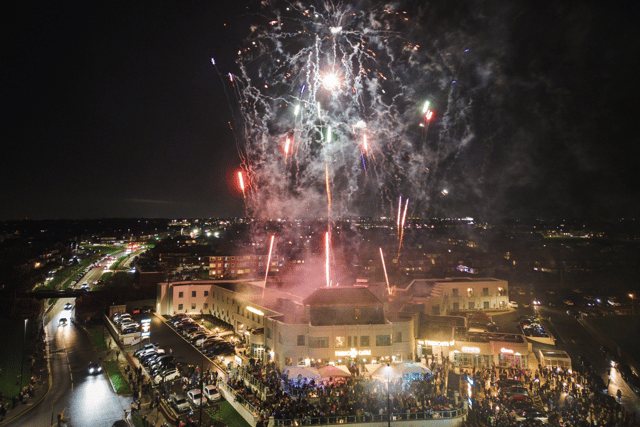 The reopening was marked with an impressive fireworks display. Photo: Other 3rd Party.