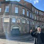 Geoff Kirkwood outside of the newly named Haswell Building in North Shields. Photo: Other 3rd Party.