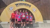 The girls side won their part of the tournament in Spain.