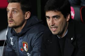 AFC Bournemouth manager Andoni Iraola. (Photo by Eddie Keogh/Getty Images)