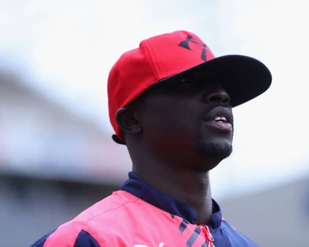 Papiss Cisse is keeping his game ticking at Macclesfield FC (Image: Getty Images)