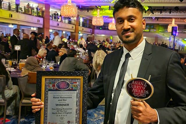 Nas Islam at the Asian Curry Awards 2023.