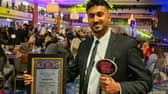 Nas Islam at the Asian Curry Awards 2023.