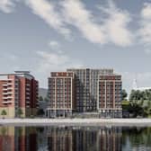 New plans for the Plot 12 development on Newcastle\'s Quayside. Photo: Whittam Cox Architects via Newcastle City Council planning portal. Free to reuse for all LDR