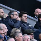 Mauricio Pochettino, Manager of Chelsea, watches from the stand during the Premier League match between Newcastle United and Chelsea FC. (Photo by Stu Forster/Getty Images)