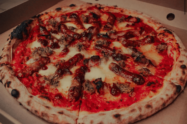 Christmas-themed pizzas will be available at FRATE throughout December. Photo: Other 3rd Party.