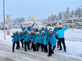 The TUI team enjoy their time in the frozen north