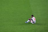 A controversial 98th minute penalty denied Newcastle United a famous win in Paris. (Photo by ALAIN JOCARD/AFP via Getty Images)