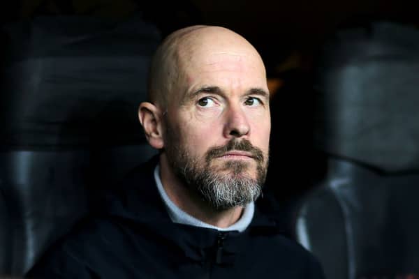 Manchester United manager Erik ten Hag. (Photo by Ahmad Mora/Getty Images)