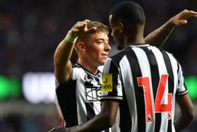 Newcastle United defender Harrison Ashby. (Photo by Mark Runnacles/Getty Images)