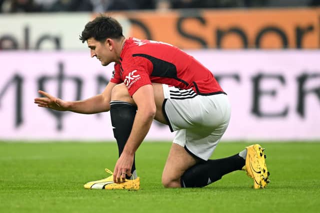 Manchester United defender Harry Maguire. (Photo by Stu Forster/Getty Images)