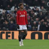 Manchester United forward Marcus Rashford. (Photo by Matthew Peters/Manchester United via Getty Images)