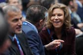 Newcastle United co-owner Amanda Staveley reacts at the Global Investment Summit at Hampton Court Palace. (Photo by Stefan Rousseau - WPA Pool/Getty Images)