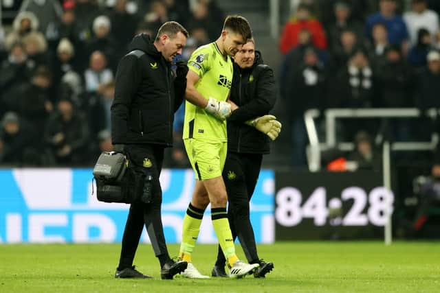 Newcastle United goalkeeper  Nick Pope. (Photo by Clive Brunskill/Getty Images)