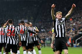 Newcastle United winger Anthony Gordon. (Photo by Clive Brunskill/Getty Images)