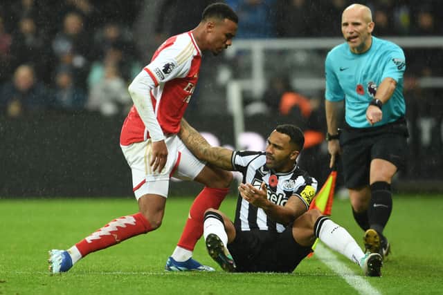 Callum Wilson and Gabriel have a feisty on-field relationship (Image: Getty Images)