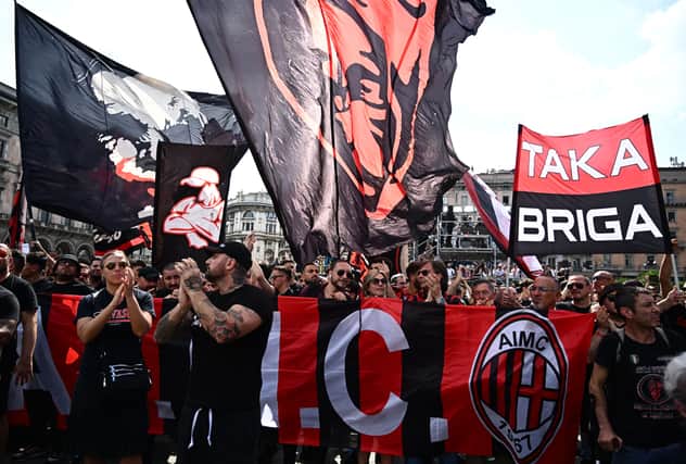 AC Milan fans will be arriving in Newcastle this week.