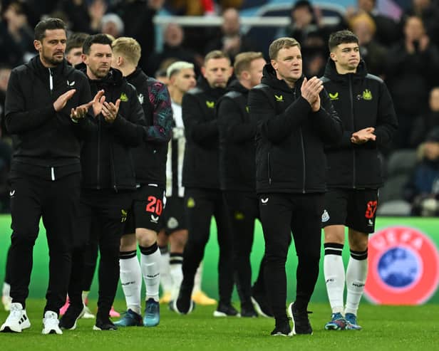 Newcastle's European journey ended with a disappointing 2-1 loss to AC Milan. (Getty Images)
