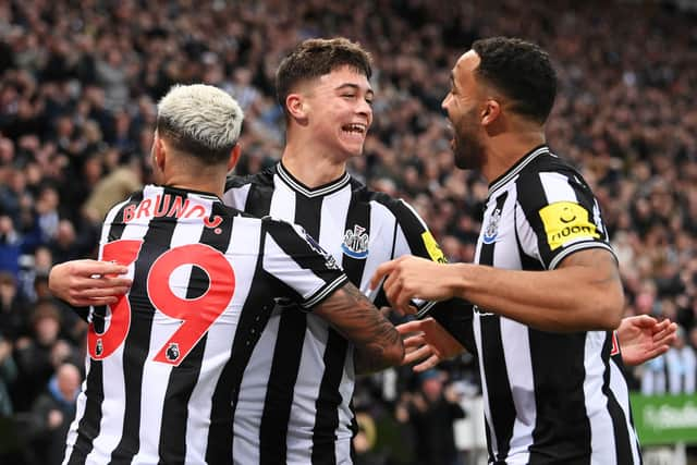 Newcastle United midfielder Bruno Guimaraes. (Photo by Stu Forster/Getty Images)