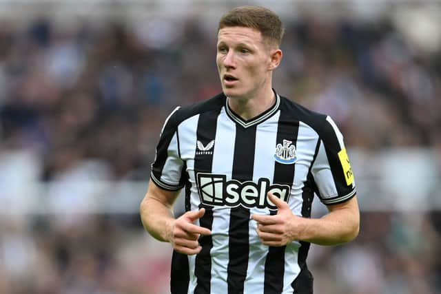 Newcastle United midfielder Elliot Anderson. (Photo by Stu Forster/Getty Images)