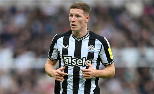 Newcastle United midfielder Elliot Anderson. (Photo by Stu Forster/Getty Images)