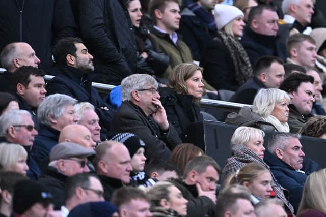 Newcastle United co-owner Amanda Staveley looks on during the Premier League match between Newcastle United and Nottingham Forest. (Photo by Stu Forster/Getty Images)