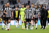 Kieran Trippier and team mates of Newcastle United look dejected following their sides defeat in the Premier League match between Newcastle United and Nottingham Forest. (Photo by Ian MacNicol/Getty Images)