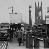 Up by Haymarket and Newcastle University in 1970.