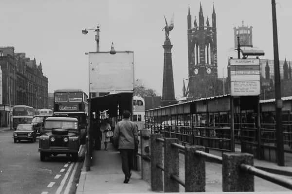 Up by Haymarket and Newcastle University in 1970.