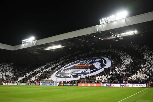 Newcastle United fans ahead of the memorable win over PSG at St James' Park