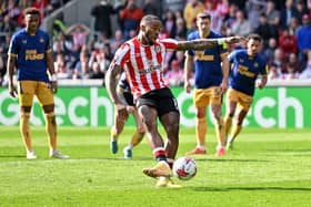 Former Newcastle United striker Ivan Toney could leave Brentford this month. (Photo by GLYN KIRK/AFP via Getty Images)