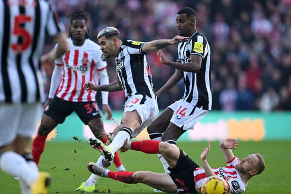 Newcastle United midfielder Bruno Guimaraes. (Photo by Stu Forster/Getty Images)