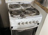 Firefighters have reported an increase in kitchen fires across Tyne and Wear. Photo: TWFRS.