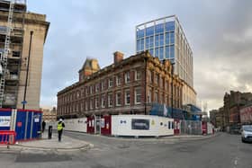 Worswick Chambers was covered by scaffolding for two decades.