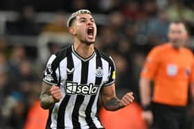 Newcastle United midfielder Bruno Guimaraes.