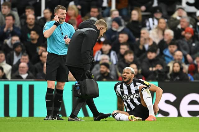 Newcastle United midfielder Joelinton