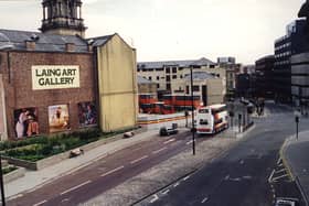 This photograph by Trevor Ermel shows the Laing Art Gallery in Newcastle upon Tyne in 1995.