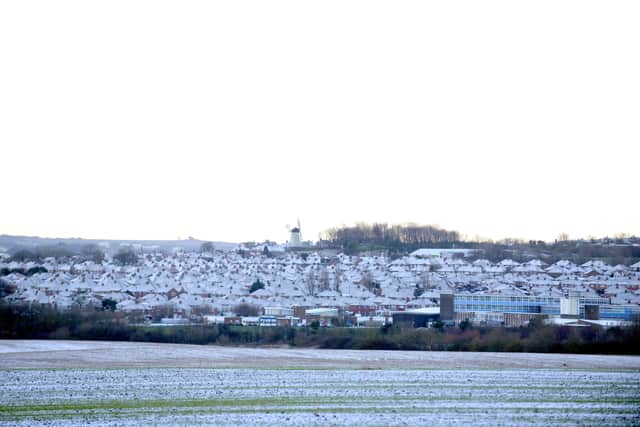 A crisp and cold day over the North East.
