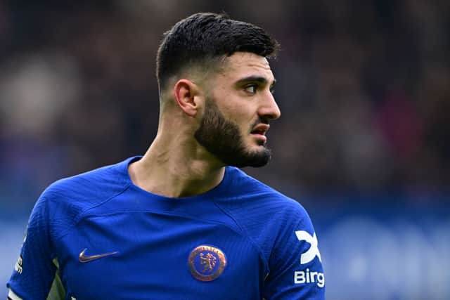 Chelsea striker Armando Broja was linked with Newcastle United in 2022. (Photo by Mike Hewitt/Getty Images)