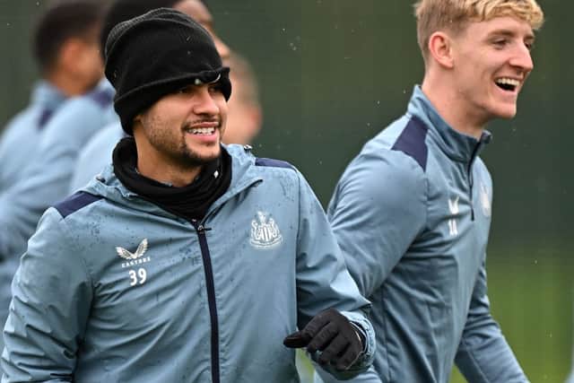 Newcastle United are on the look out for a training kit sponsor. (Photo by OLI SCARFF/AFP via Getty Images)