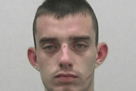 Kyle Morrow has been jailed for eight months after he was spotted with a knife at Newcastle Central Station. Photo: British Transport Police.