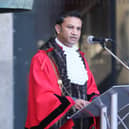 Councillor Habib Rahman during his time at the Lord Mayor of Newcastle. Photo: Local Democracy Reporting Service.