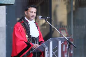 Councillor Habib Rahman during his time at the Lord Mayor of Newcastle. Photo: Local Democracy Reporting Service.