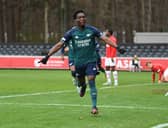 Arsenal attacking midfielder Amario Cozier-Duberry. (Photo by David Price/Arsenal FC via Getty Images)