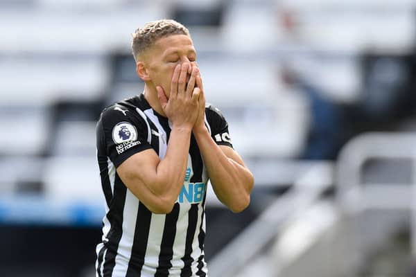 Former Newcastle United striker Dwight Gayle. (Photo by Peter Powell - Pool/Getty Images)