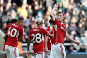 Nottingham Forest striker Chris Wood scored a hat-trick against former club Newcastle United on Boxing Day. (Photo by Ian MacNicol/Getty Images)