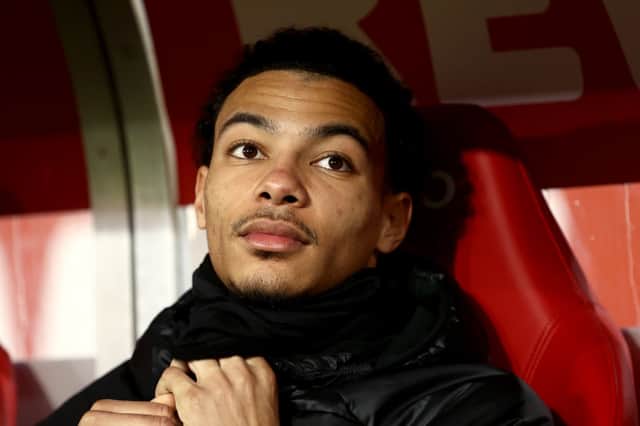 Eintracht Frankfurt striker Hugo Ekitike. (Photo by Leon Kuegeler/Getty Images)