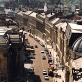 Grey Street has been voted one of Britain's most beautiful streets and so it would be crazy not to include it in this list. Here's an aerial view of Grey Street taken in 1988. 