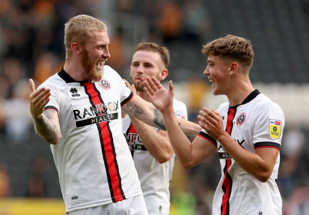 Sheffield United midfielder Oliver Arblaster has attracted transfer interest from Newcastle United and Liverpool. (Photo by Nigel Roddis/Getty Images)
