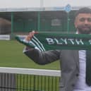 New Blyth Spartans owner Irfan Liaquat (photo Alisha Aye)